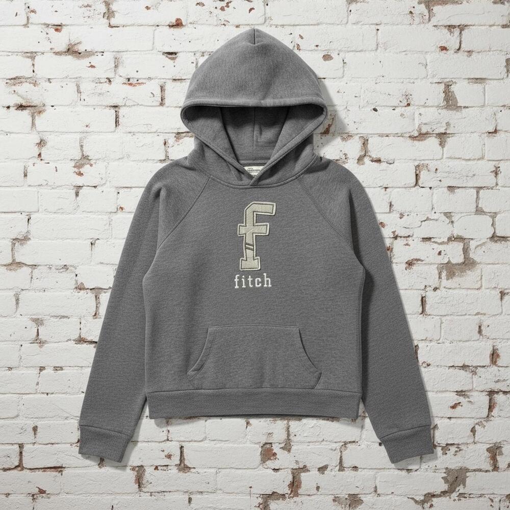 Abercrombie Kids Grey Hoodie Sweatshirt XL